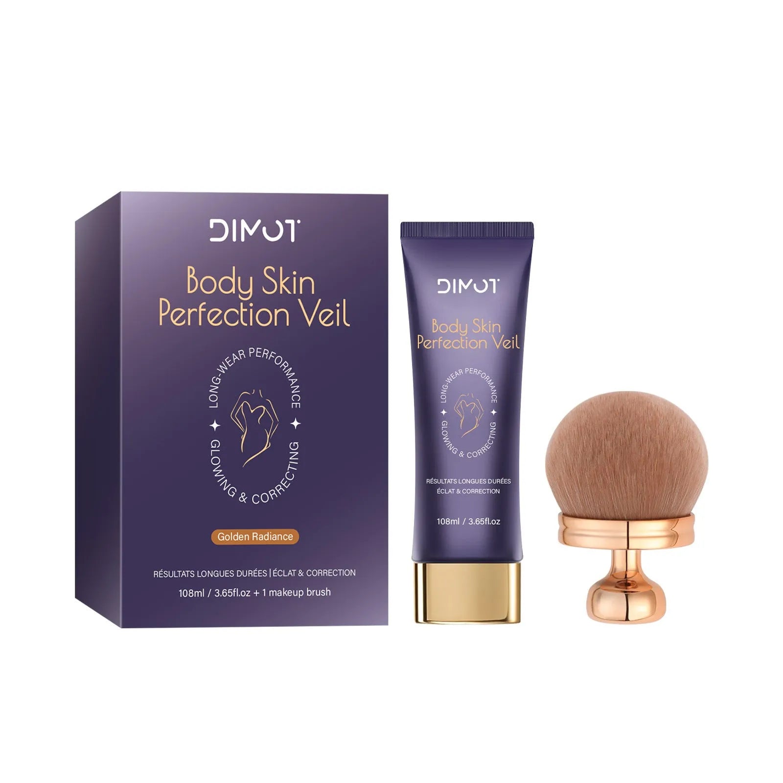 108ml waterproof body concealer cream with brush for covering tattoos and birthmarks