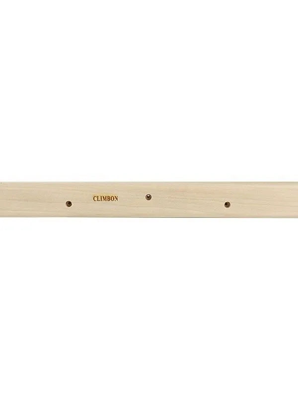 Set of three solid wooden grip training fingerboards in different sizes and thicknesses.