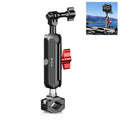 Motorcycle CNC bracket aluminium alloy pipe clamp for sports camera mounting on handlebars