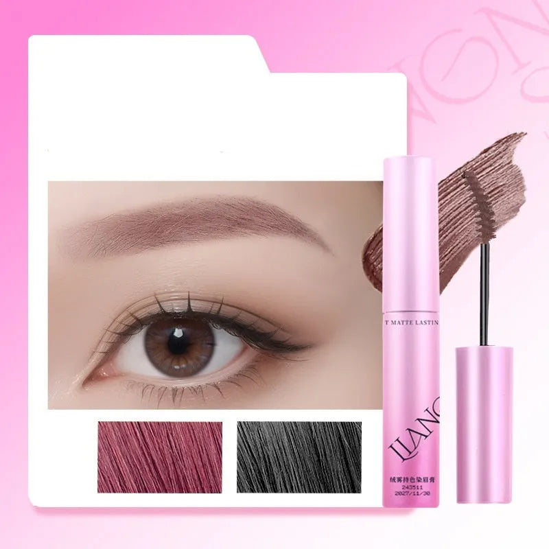 Velvet texture eyebrow cream compact with 4.5g net content and four shade options