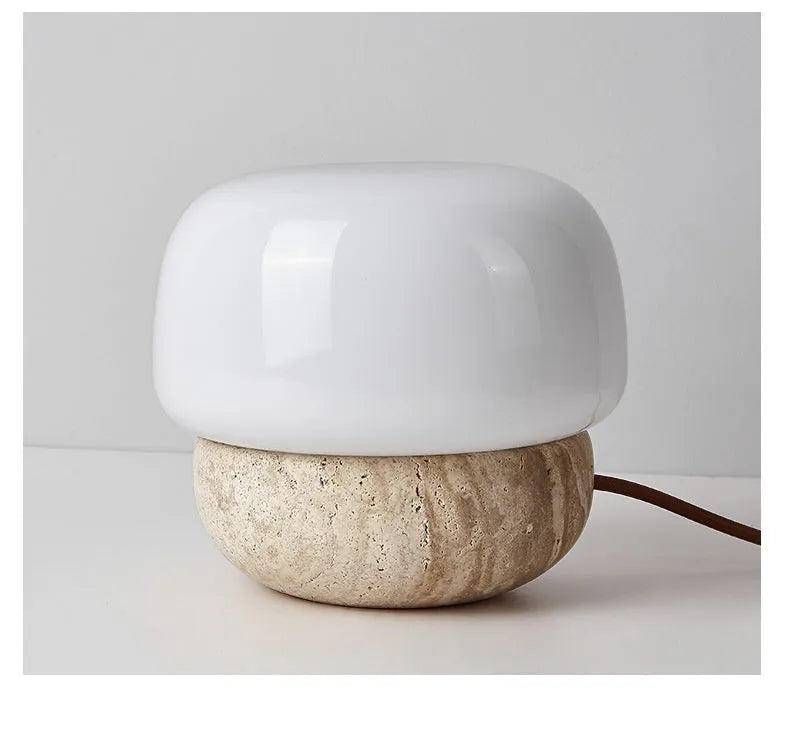 Retro creative bedside lamp with button switch measuring 18cm