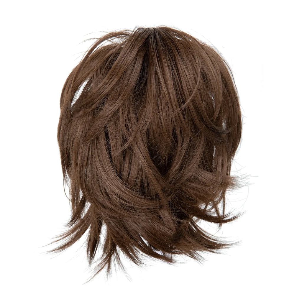 Short curly grip ponytail wig women high-temperature fibre 20 colours hot dyeable