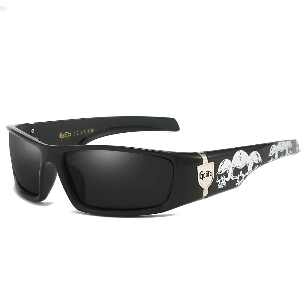 Bandit style West Coast polarized sunglasses G613 model in various colours with box frame