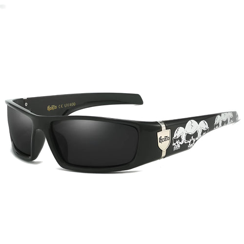 Bandit style West Coast polarized sunglasses G613 model in various colours with box frame