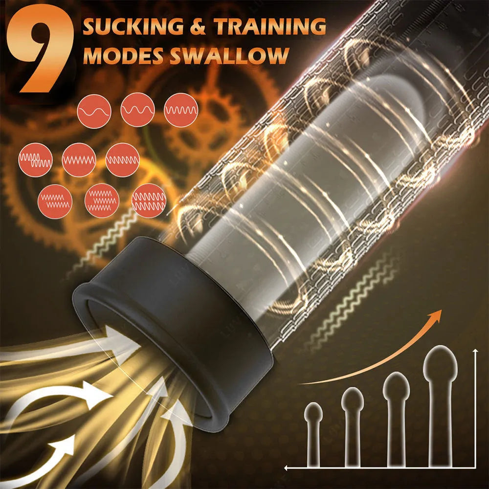 Diqiao electric training pump masturbation device for men with ABS and TPE construction