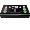 RGBLINK 4-way HDMI video production switcher unit with built-in screen and T-Bar switch.