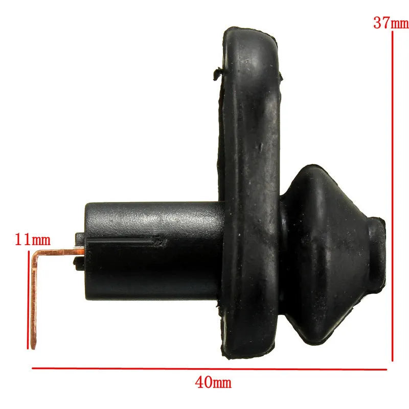Black universal car interior door light switch for automotive lighting replacement