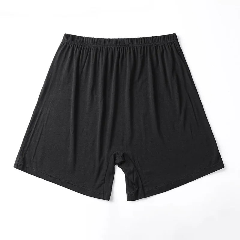 Solid colour men's modal boxer shorts with high waist design in five colour options