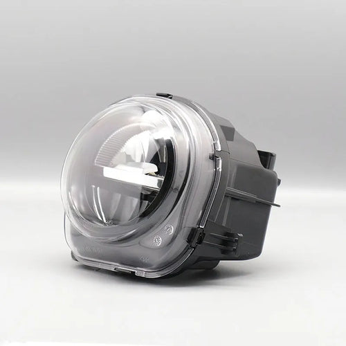 BMW 5 Series F10 front fog lamp with clear lens and automotive electrical connector