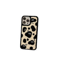 Black plush phone case with a Fairy design for iPhone models