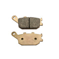 Asbestos-free sintered rear brake pad for Honda CBR954RR motorcycle.