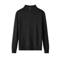 Men's slim fit wool pullover sweater in six colour options with long sleeves