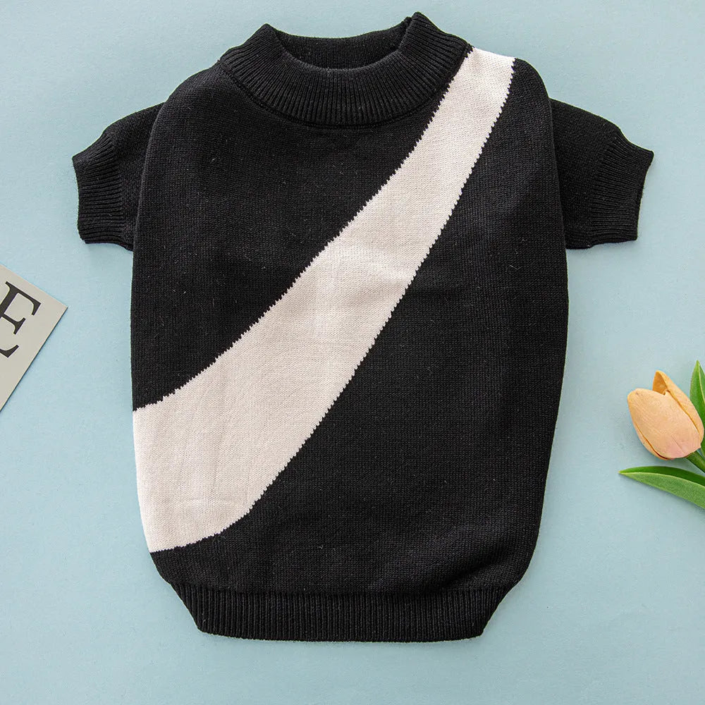 Wool knit dog sweater for small breeds in various colours and sizes