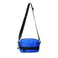 Men's nylon crossbody messenger bag in street style with sewing thread details