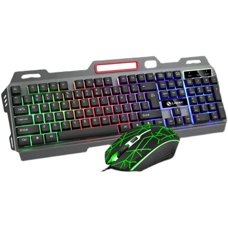 Limei K19 gaming keyboard and T19 mouse set in black or white colour options