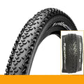 Mountain bike folding outer tyre with yellow sidewall, shown in 27.5x2.2 size.