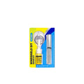 Plastic car windscreen crack repair tool kit with resin applicator