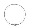 S925 sterling silver clavicle necklace for women showing delicate chain in silver colour