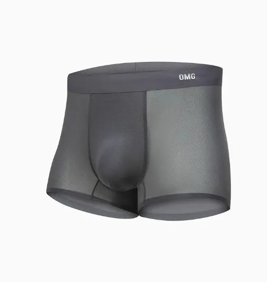 Men's seamless lightweight fitness shorts in blue, shown flat to highlight the absence of seams.