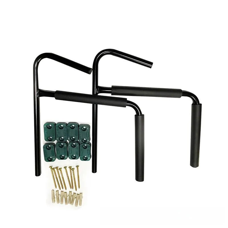 Carbon steel kayak and surfboard wall storage hanger rack