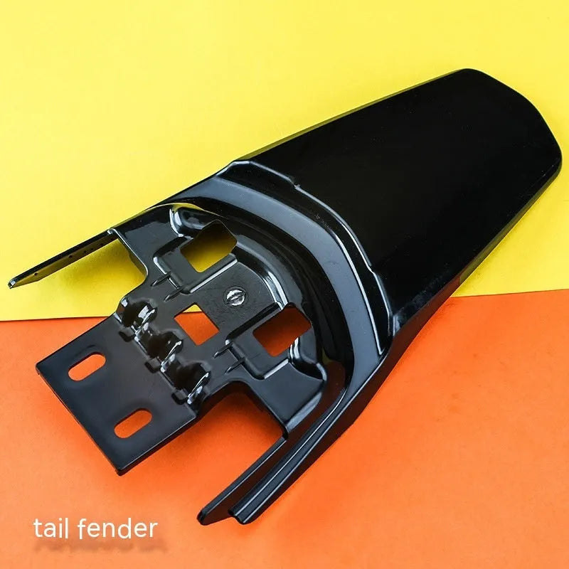 Carbon fibre tail mudguard and fender kit for Light Bee electric off-road bicycle