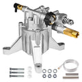 P170 swash plate aluminium pump for petrol pressure washer with perpendicular shaft connection