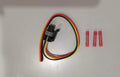 Ford F6TZ-9F838-A black pressure sensor with connecting line for F4 and F6 series engines