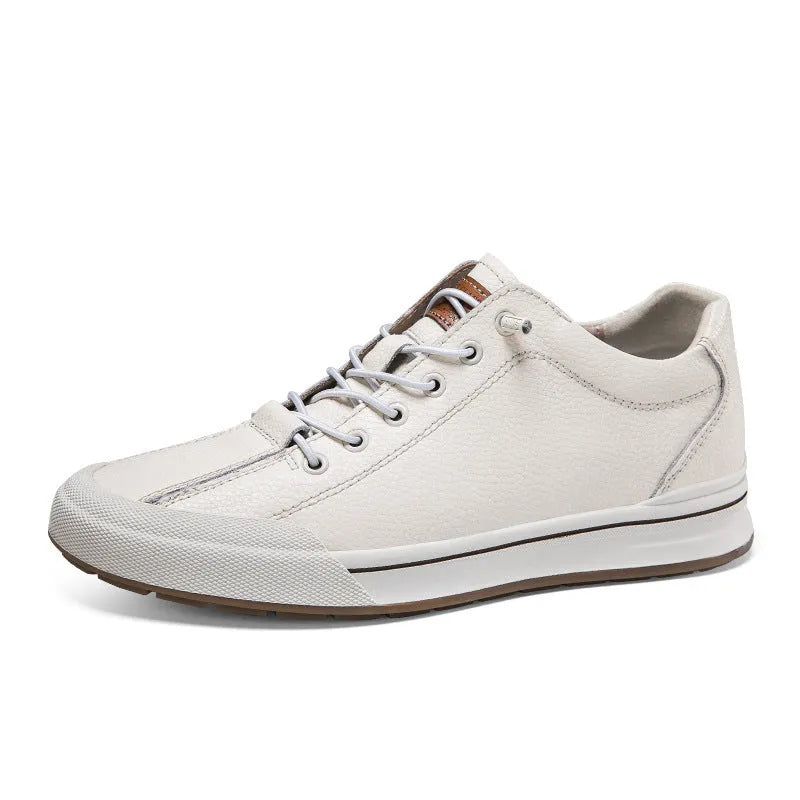 Men's white and black breathable trainers with 6cm heel in six seasonal variations