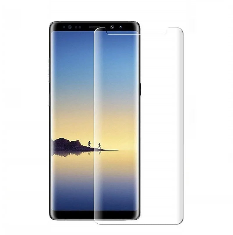 Tempered glass screen protector for Samsung Galaxy S8 S9 Note8 Note9 phones with anti-fingerprint coating
