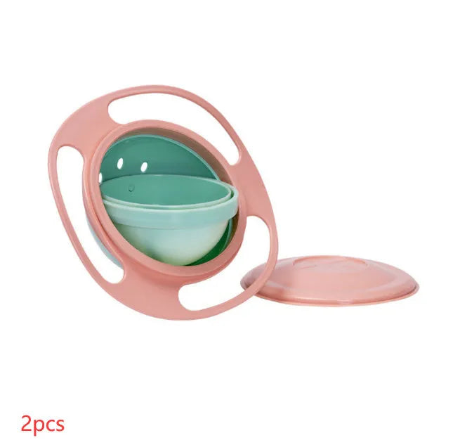 Children's rotating balance bowl in plastic, blue colour, suitable for toddlers over 24 months