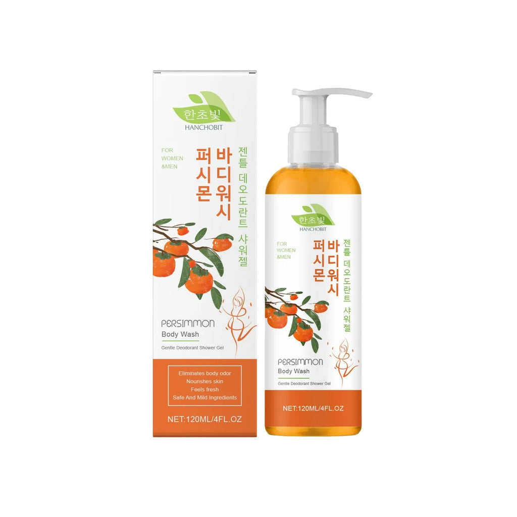 Persimmon nourishing shower gel 120g body wash with aloe vera and vitamin E