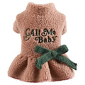 Pet fleece skirt in pink or dark blue for dogs and cats with Berber polyester fabric