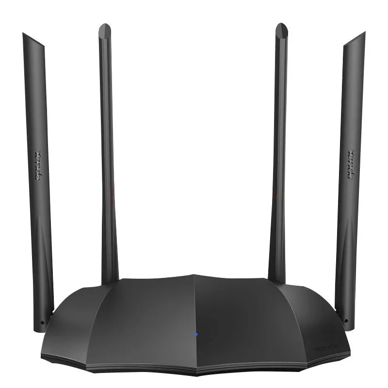 AC8 dual-band wireless gigabit router with compact design measuring 365×286×70mm