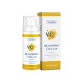 50g tube of skin lightening cream with vitamin C and titanium dioxide for pigmentation treatment