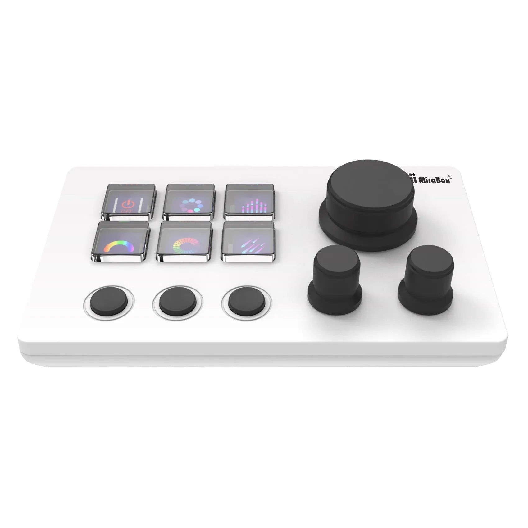 Silicone N3 visual keyboard with 2-metre cable in black or white colour