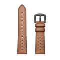Universa GT20mm 22mm leather watch strap in black, blue, brown, green and grey, OPP bag packed