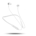 G03 sports Bluetooth earphones with black neckband and earpieces, shown with USB charging cable.