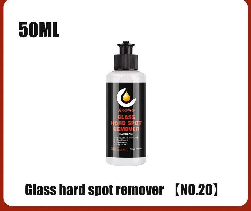Glass oil film remover cleaning cream paste in 50ml, 100ml, and 200ml container options