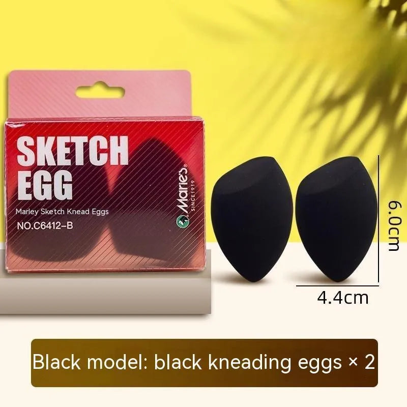 Sketch Rubbing Knife with fluorescent pen eraser smear tip for art corrections.