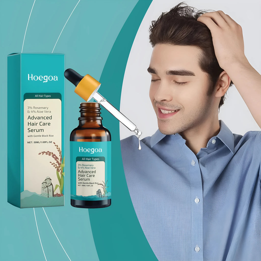 Hair Care Serum 50ml bottle with ginger root oil rosemary oil and aloe extract