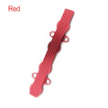 Aluminium alloy engine cover in red, available with or without ventilation holes.