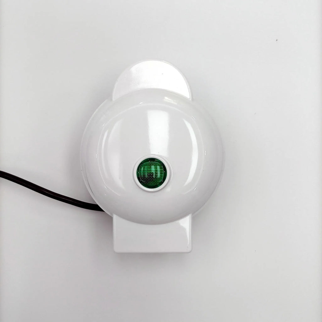 Mini waffle machine in white, 16.5cm, with electric heating, for making waffles and pancakes