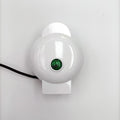 Mini waffle machine in white, 16.5cm, with electric heating, for making waffles and pancakes