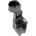 Black Mercedes-Benz water cup holder bracket with OEM part number 2116800014