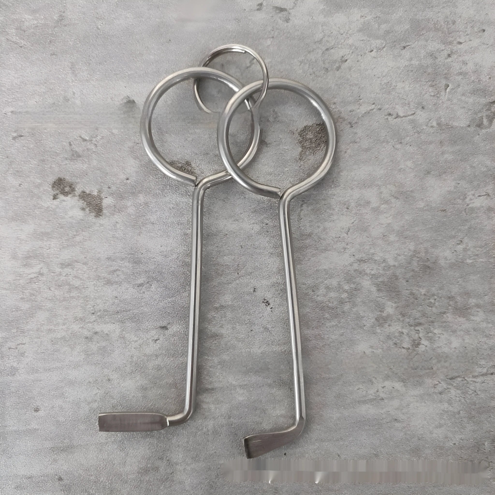 Two adjustable alloy steel wrench tools shown together as a portable set