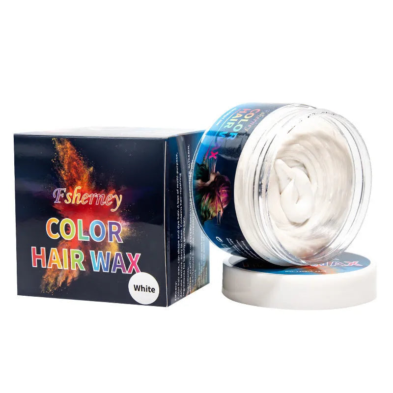 120g tub of hair styling clay hair dye in one of nine colour options