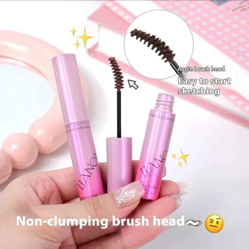 Velvet texture eyebrow cream compact with 4.5g net content and four shade options