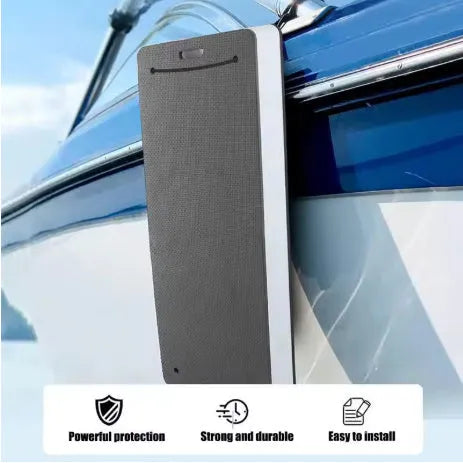 Blue or grey thickened EVA foam marine fender bumper for boat dock protection.