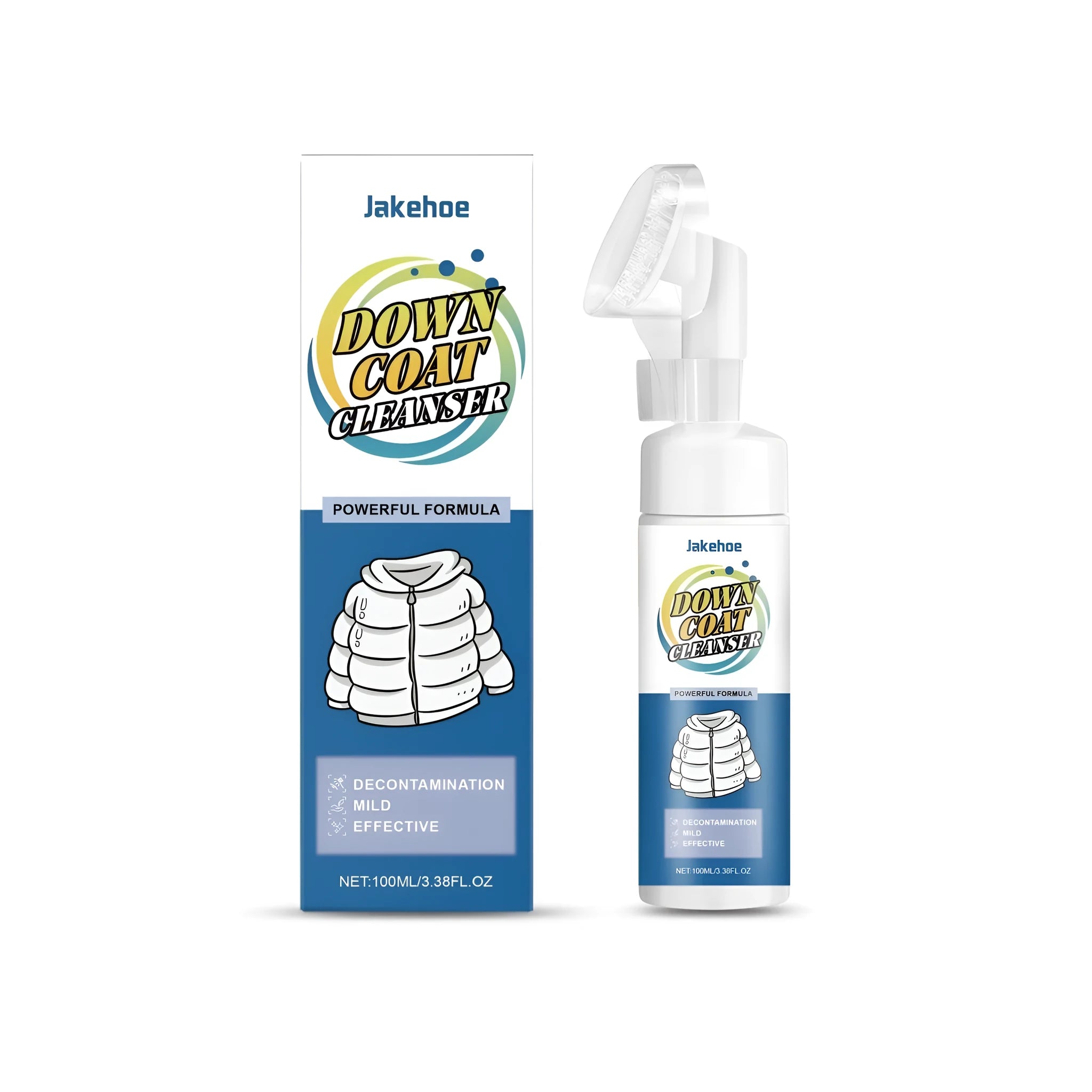 100ml down coat cleaner bottle for washing feather-filled jackets and sleeping bags