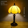 20cm beige simple modern bedside lamp with creative art lighting design
